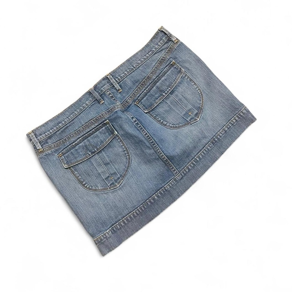 Old Navy Light Blue Denim Mini Skirt